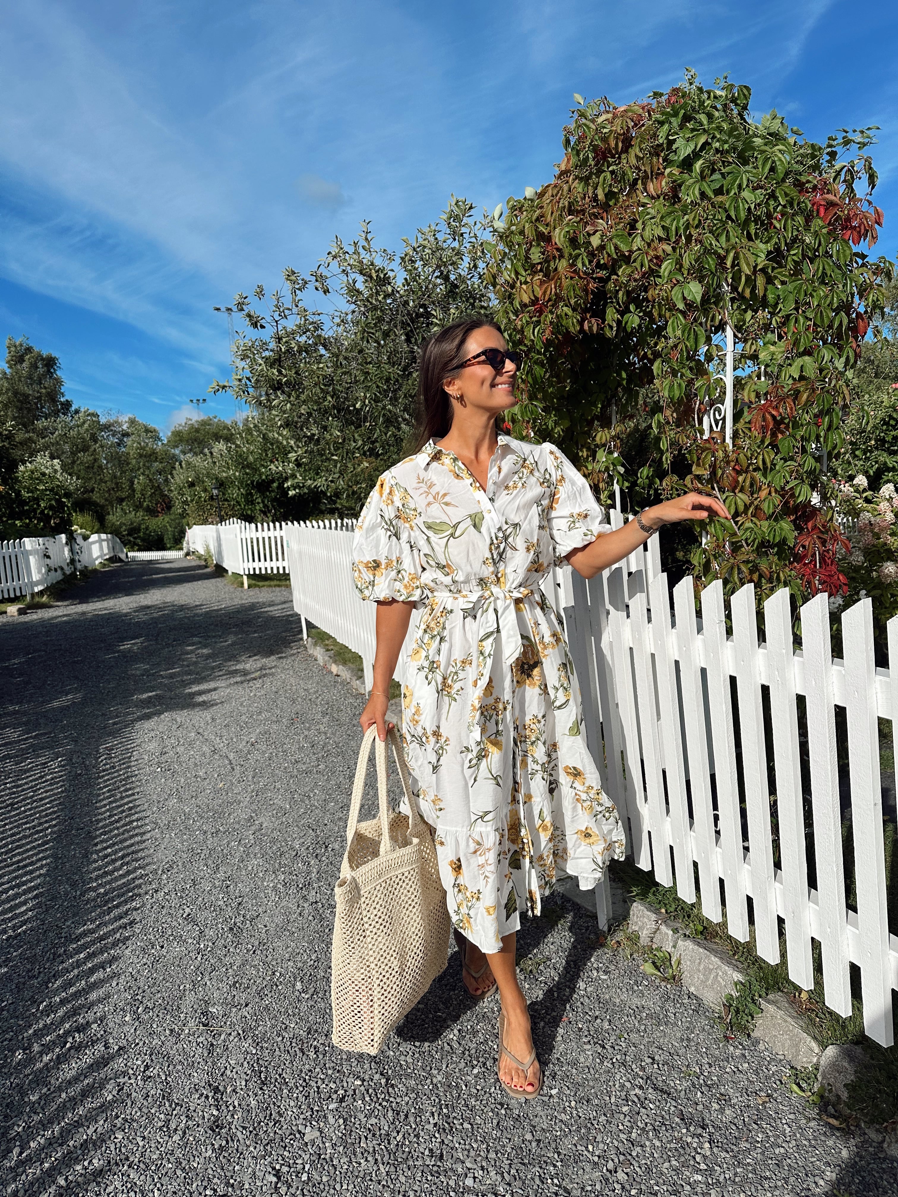 VIALINIA Midi Dress - Snow White